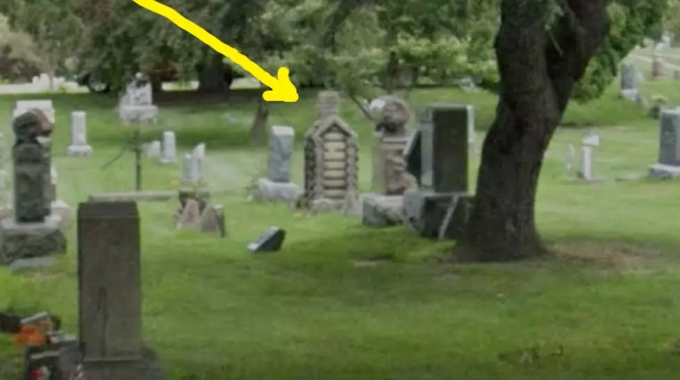 The Tombstone Shaped Like a Log Cabin, Eau Claire